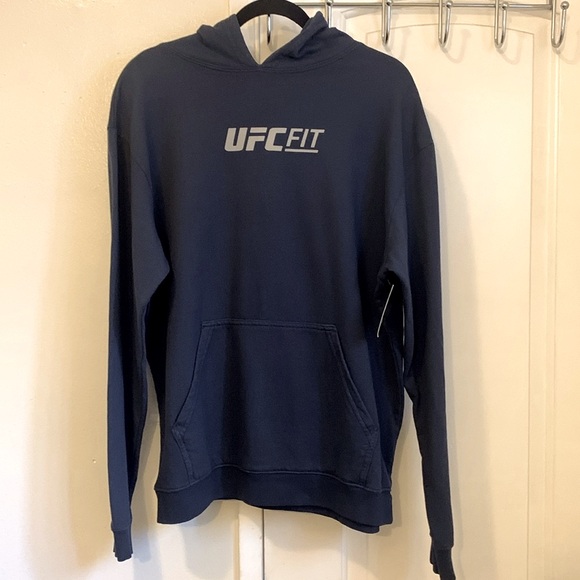 UFC GYM MENS HOODIE COLOR NAVY BLUE SIZE SMALL NWT - Picture 1 of 7